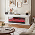 70 Inch 7 Flame Colors Adjustable Electric TV Stand Electric Fireplace with Remote Control
