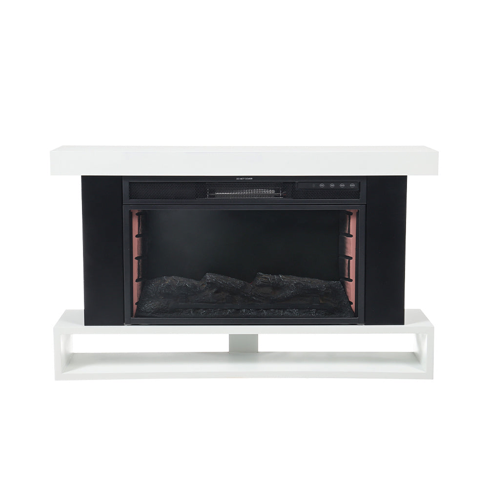 38 Inch Wall Mounted Electric Fireplace with 7 Color Flame Effect WIFI Connected