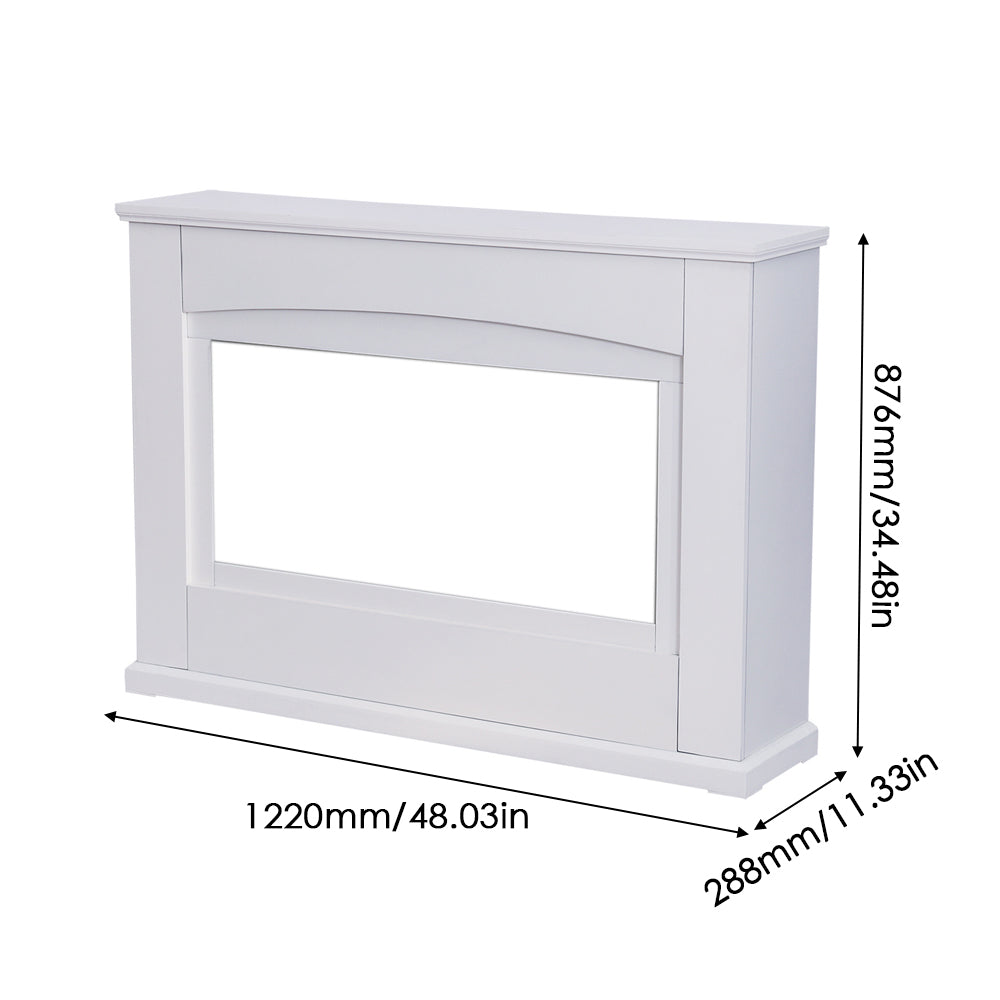 48 Inch Fireplace Surround in White