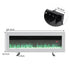 40 Inch Electric Fireplace with Adjustable Flames Wall Mounted or Freestanding