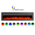 40/50/60/70 Inch Recessed Wall Mounted Freestanding Electric Fireplace with 12 Flame Colors