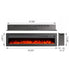 50 Inch Electric Fireplace with Adjustable Flames Wall Mounted or Freestanding