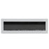 50 Inch Electric Fireplace with Adjustable Flames Wall Mounted or Freestanding