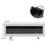 50 Inch Electric Fireplace with Adjustable Flames Wall Mounted or Freestanding