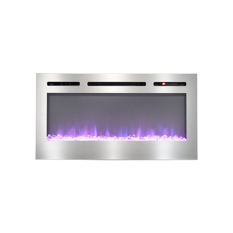 36/40/60 inch Linear Recessed/Wall Mounted Electric Fireplace