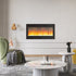 40/50/60 Inch Wall Mounted Recessed Electric Fireplace With 12 LED Flame Colors