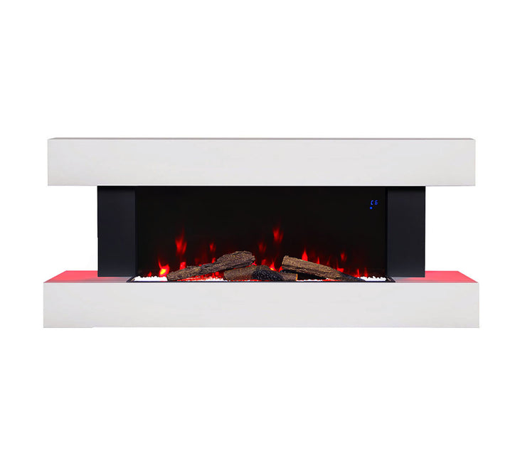 1000W/2000W Wall Mounted/Freestanding Electric Fireplace with Mantel