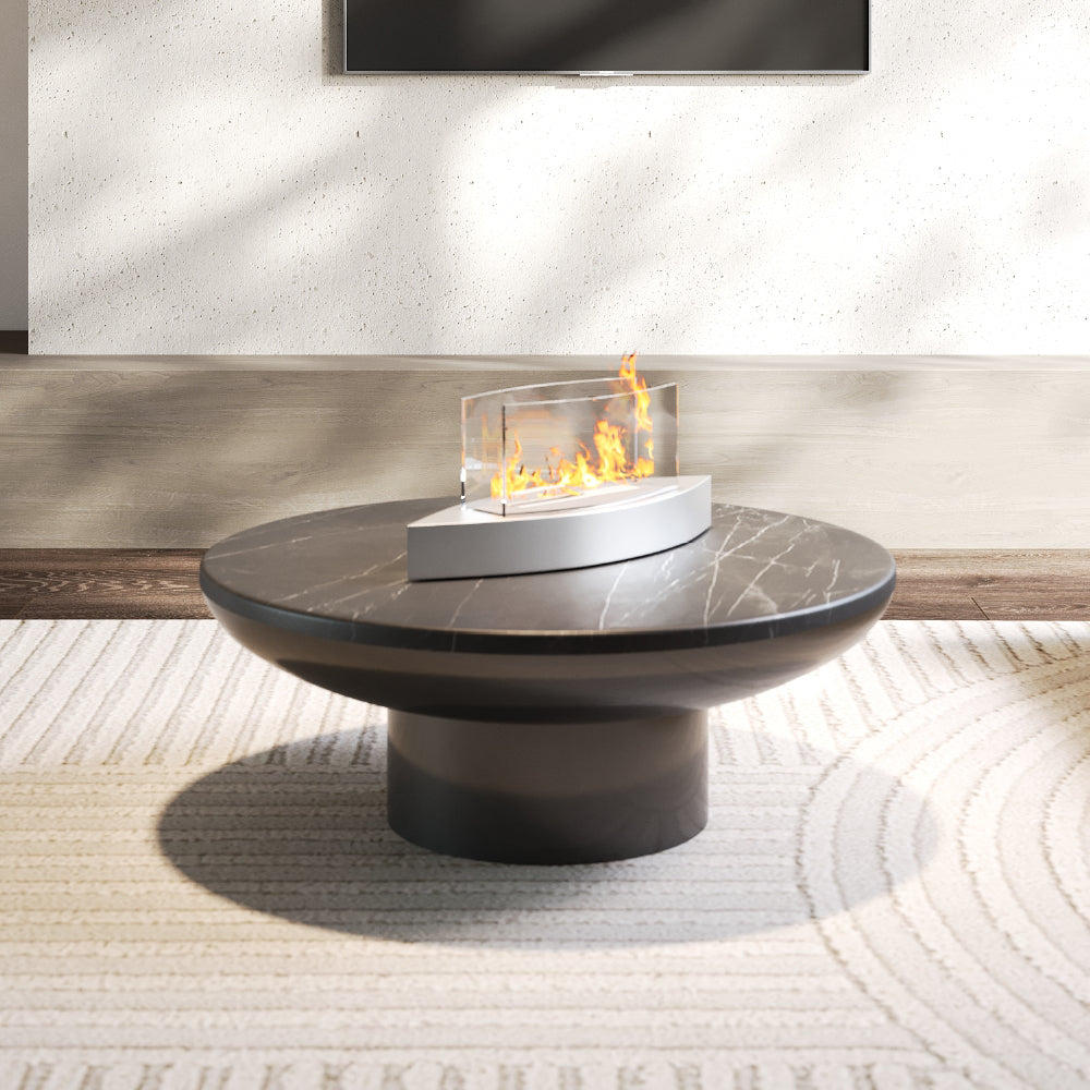 Unique Smokeless Stainless Steel Tabletop Ethanol Fireplace