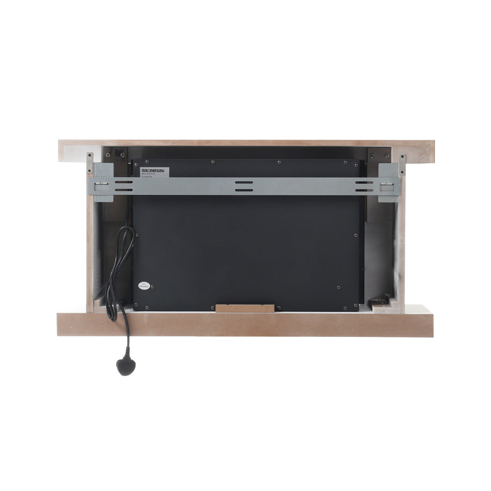 1KW / 2KW Contemporary Wooden Electric Fireplace Mantel with Remote Control