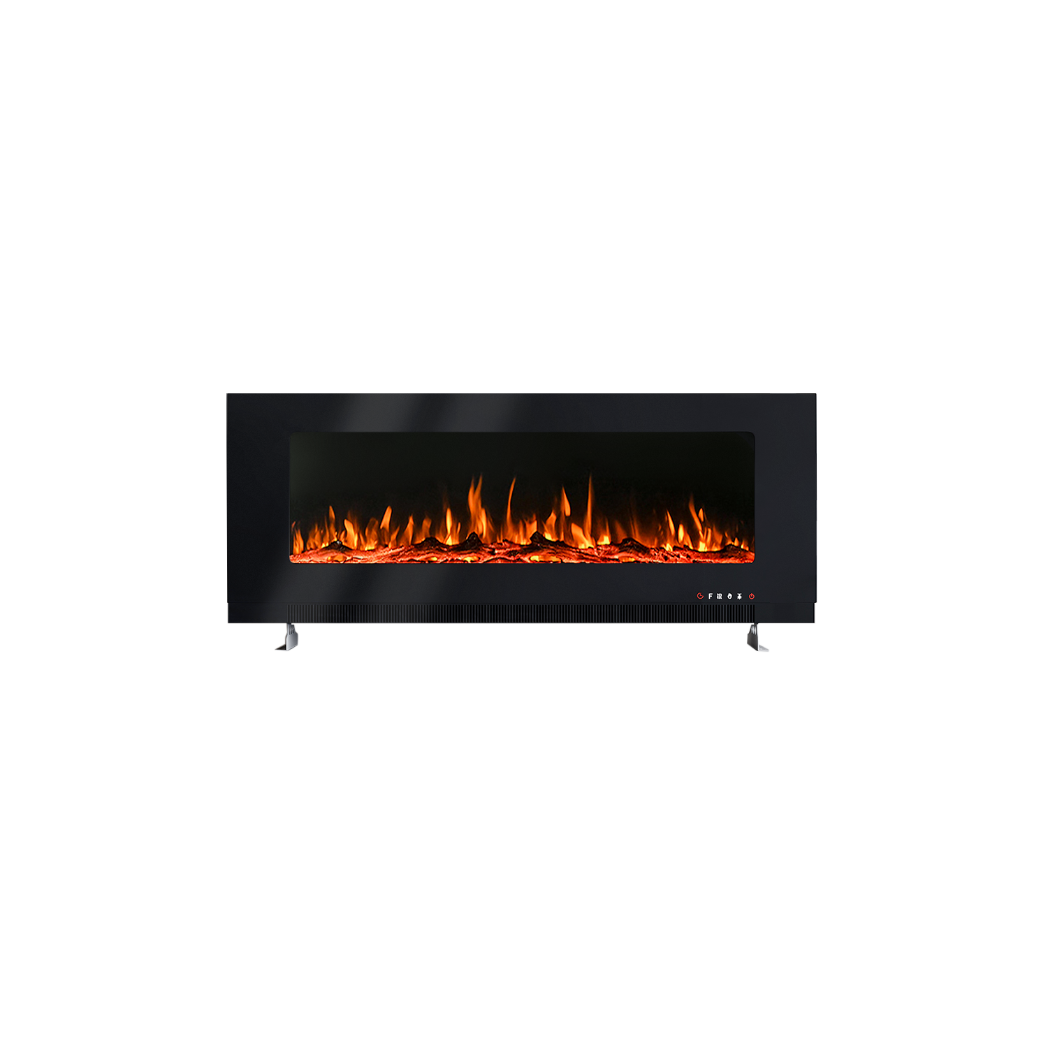 50/60/72 Inch Wall Mounted Electric Fireplace with 9 Colour and 5 Brightness Setting