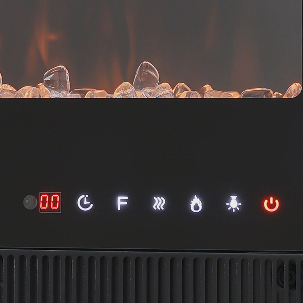 50/60/72 Inch Wall Mounted Electric Fireplace with 9 Colour and 5 Brightness Setting