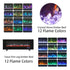 50/60/72 Inch Wall Mounted Electric Fireplace with 9 Colour and 5 Brightness Setting
