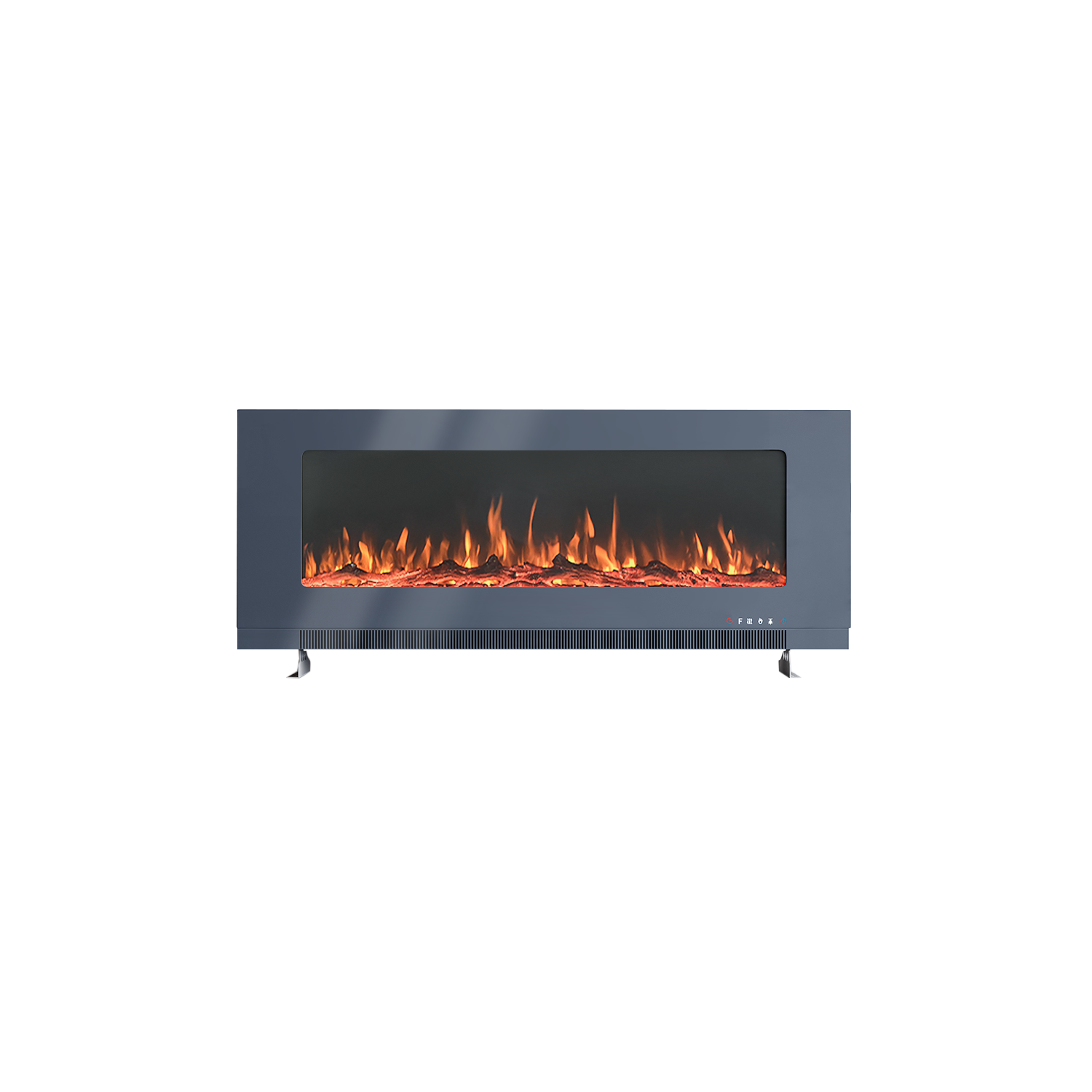 50/60/72 Inch Wall Mounted Electric Fireplace with 9 Colour and 5 Brightness Setting