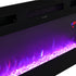 70 Inch TV Stand Electric Fireplace Suite with Flame and Lighting Colours Setting