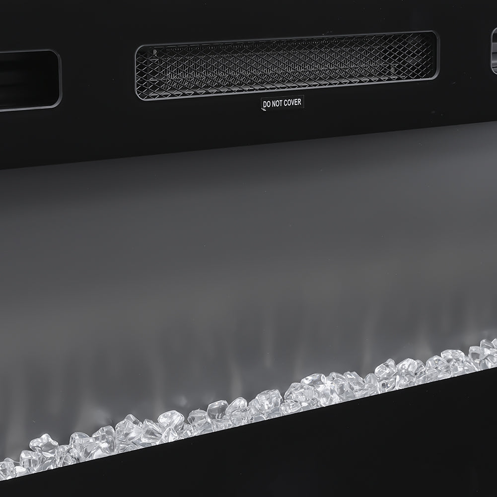 70 Inch TV Stand Electric Fireplace Suite with Flame and Lighting Colours Setting
