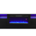 70 Inch TV Stand Electric Fireplace Suite with Flame and Lighting Colours Setting