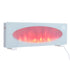 43 Inch 7 Flame Colors Wall Mounted Freestanding Electric Fire Fireplace with WiFi Remote Control