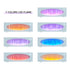 43 Inch 7 Flame Colors Wall Mounted Freestanding Electric Fire Fireplace with WiFi Remote Control