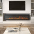 70/80/100 Inch 12 Flame Colours Wall Mounted and Freestanding Electric Fireplace with Remote Control