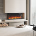 40/50/60 Inch 12 Flames Color 3 Side Electric Fire Freestanding Recessed Fireplace with Remote Control