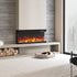 40/50/60 Inch 12 Flames Color 3 Side Electric Fire Freestanding Recessed Fireplace with Remote Control
