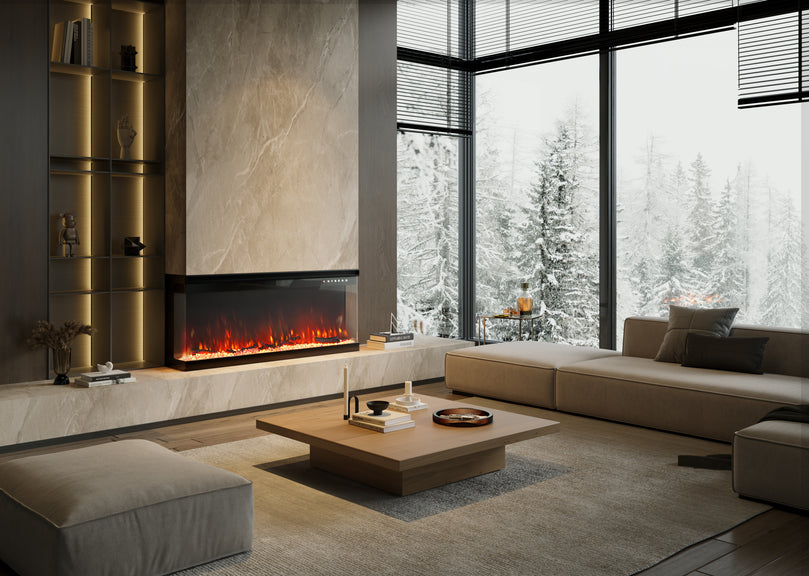 40inch Recessed/Freestanding Electric Fireplace