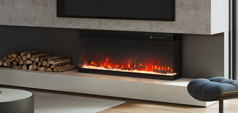 60inch Recessed/Freestanding Electric Fireplace