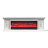 70 Inch 7 Flame Colors Adjustable Electric TV Stand Electric Fireplace with Remote Control