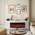 70 Inch 7 Flame Colors Adjustable Electric TV Stand Electric Fireplace with Remote Control