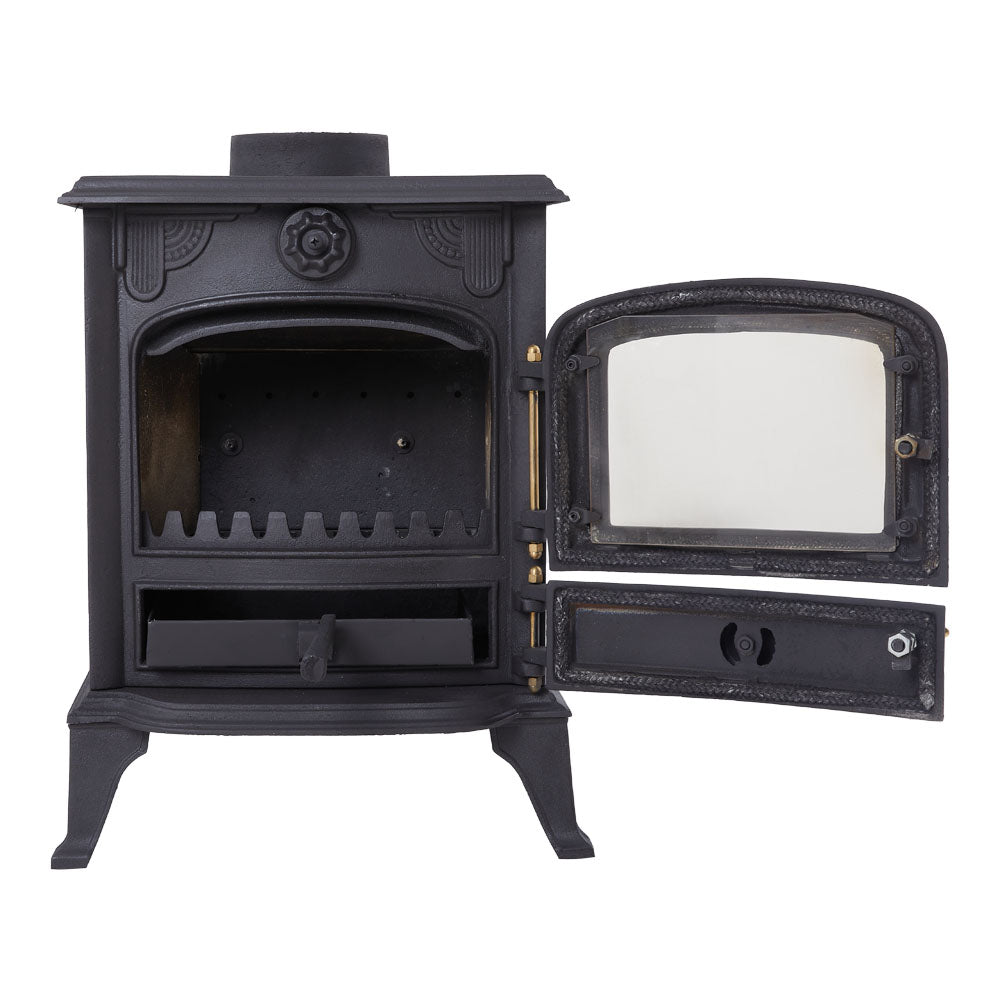 5KW Freestanding Cast Iron Wood Burning Stove Fireplace