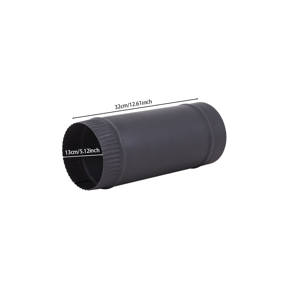 32CM Black Cast Iron Wood Burning Stove Pipe