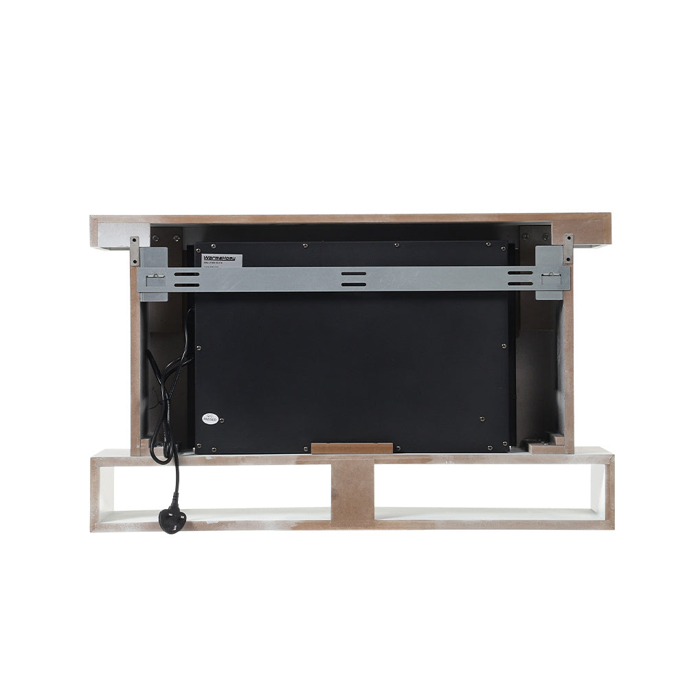 38 Inch Wall Mounted Electric Fireplace with 7 Color Flame Effect WIFI Connected